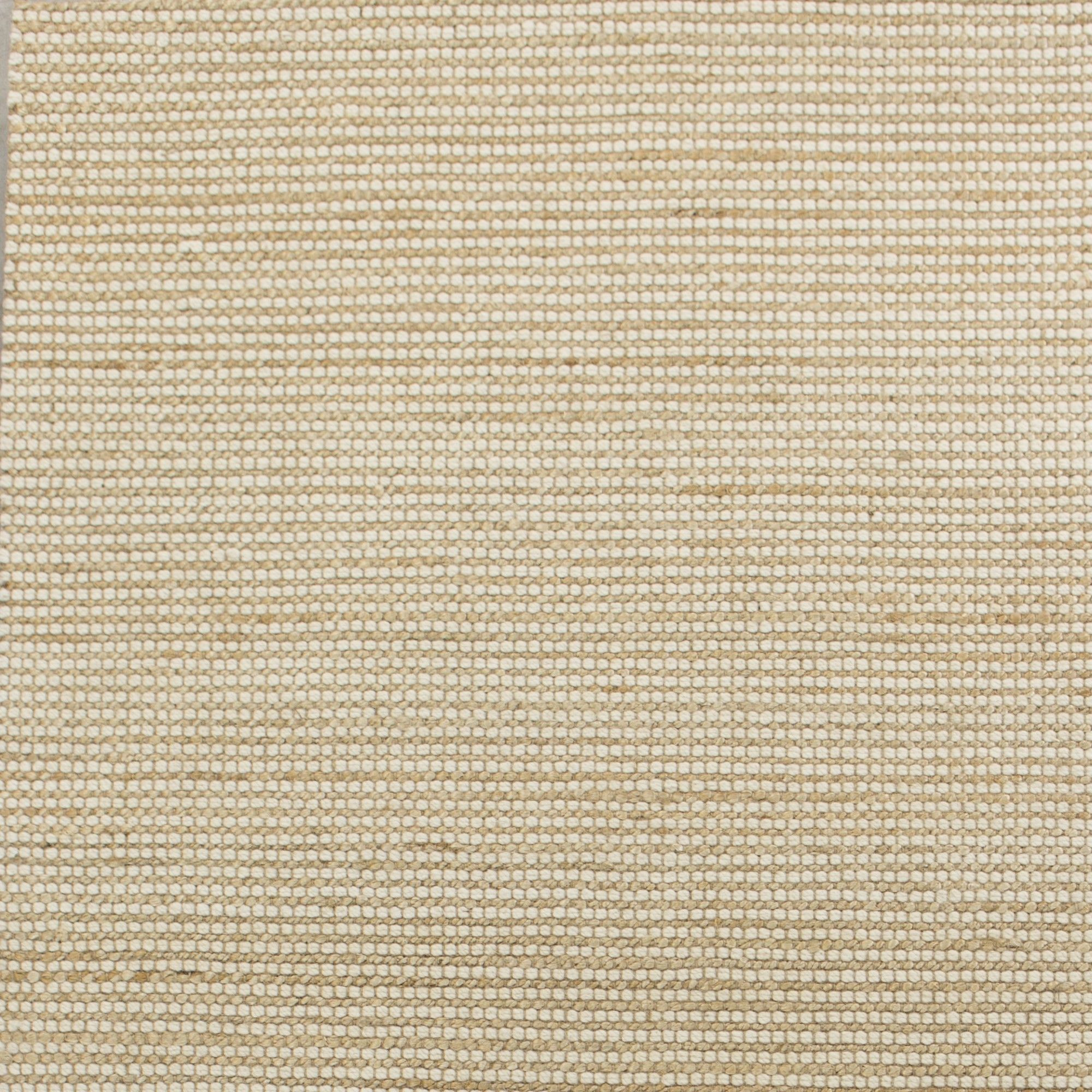 5'x7' Ivory Hand Woven Jute And Wool Indoor Area Rug - Image 2