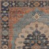 3'x5' Blue Hand Woven Oval Medallion Indoor Area Rug - Image 2