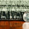 8' Grey Machine Woven UV Treated Bordered Indoor Outdoor Round Area Rug - Image 3