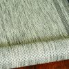 8' Grey Machine Woven UV Treated Bordered Indoor Outdoor Round Area Rug - Image 4