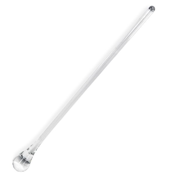 12 Mouth Blown Crystal Lead Free Martini Stirrer - Image 2