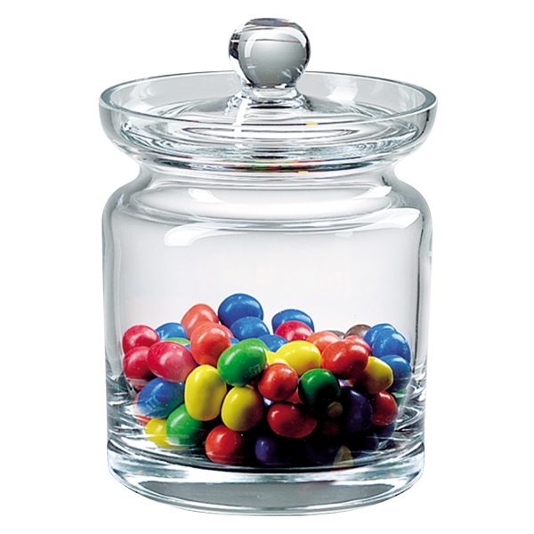 55 Mouth Blown Crystal Lead Free Biscuit or Candy Jar - Image 3