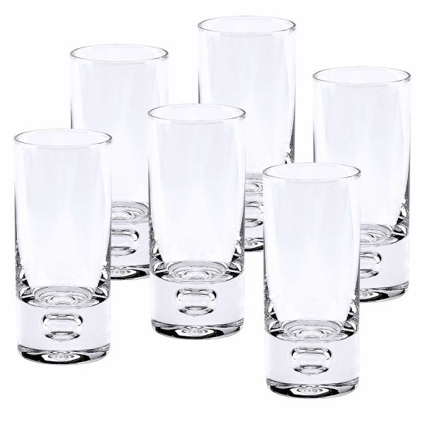 Mouth Blown Crystal 6 Pc Shot or Vodka Glass Set  3 oz - Image 3