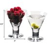 Mouth Blown Crystal Set of 4 Martini or Dessert Servers  6 Oz - Image 2