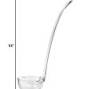 Mouth Blown Lead Free Crystal Gravy Dressing or Punch Ladle - Image 2