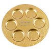 13 Handcrafted Decor Gold Seder Plate - Image 2