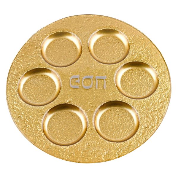 13 Handcrafted Decor Gold Seder Plate - Image 2