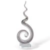 MultiColor Glass Corkscrew Centerpiece Tall - Image 3