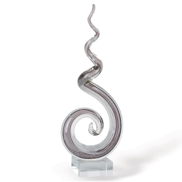 MultiColor Glass Corkscrew Centerpiece Tall - Image 3