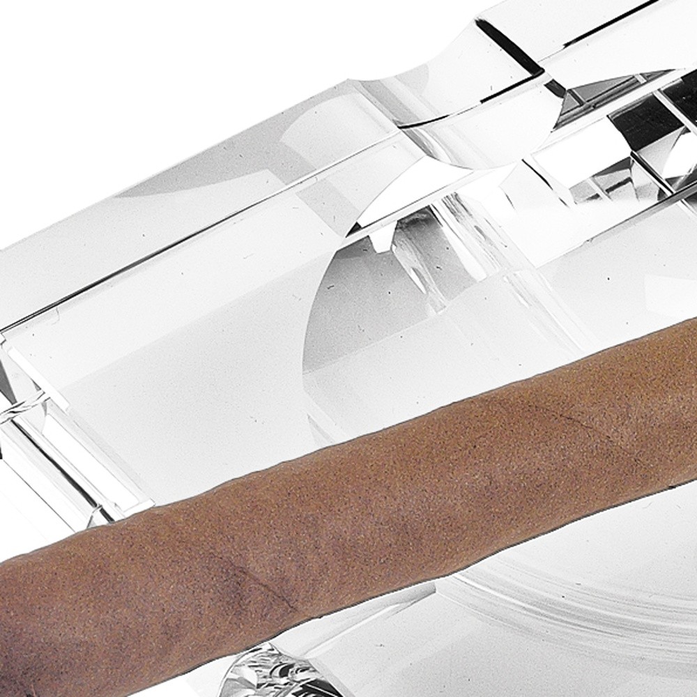5 Hand Crafted Square Crystal Cigar Ash Tray - Image 4