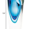 75 Mouth Blown Glass Blue Vase - Image 2