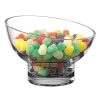 7 Mouth Blown Lead Free Slant Cut Candy Serving Glass Bowl
