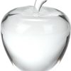 Solid Crystal Apple Paperweight - Image 2