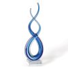 9 Blue Art Glass Centerpiece - Image 3