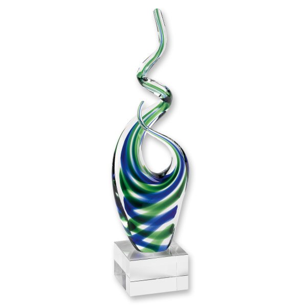 14 MultiColor Glass Art Glass Centerpiece