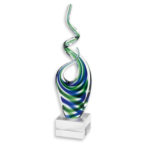 14 MultiColor Glass Art Glass Centerpiece - Image 3