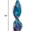 18 MultiColor Art Glass Corkscrew Centerpiece - Image 2