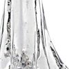 10" Mouth Blown Clear Glass Christmas Tree Sculpture - Image 5