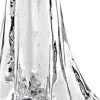 12" Mouth Blown Clear Glass Christmas Tree Sculpture - Image 5