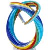 6 MultiColor Art Glass Rainbow Centerpiece - Image 2