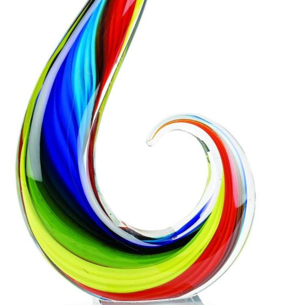 12 MultiColor Art Glass Centerpiece - Image 2