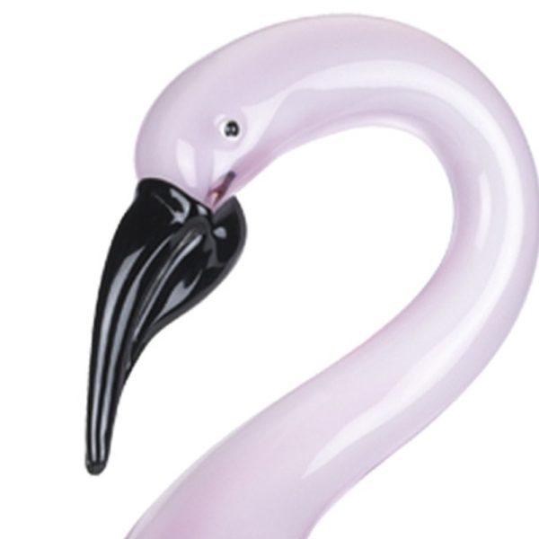 13 Mouth Blown Pink Flamingo Art Glass - Image 4