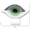 7 MultiColor Glass Art Glass Eye Centerpiece - Image 4