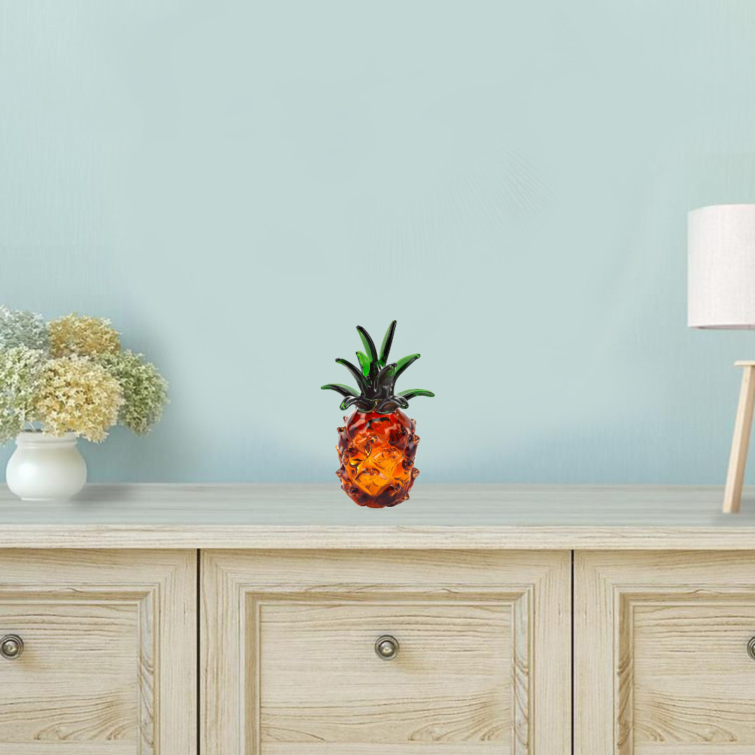 10 Mouth Blown Pineapple Art Glass - Image 3