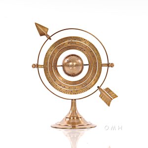 Armillary Brass with Bright Annealed Finish