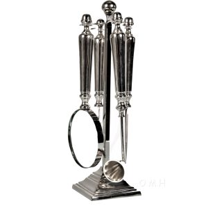 Magnifying glassLetter openerBottle openerand a Candle snuffer Functional Decor