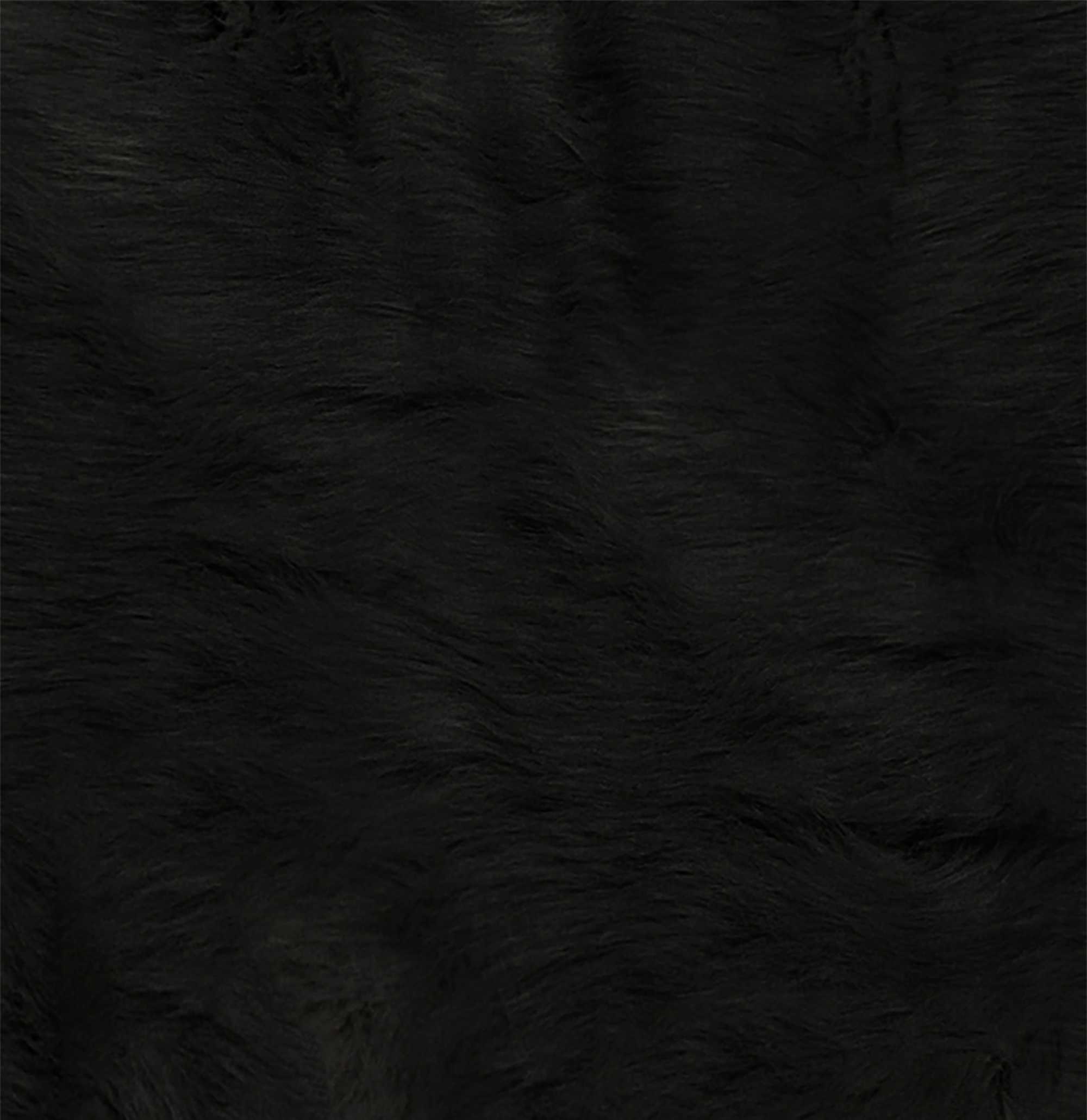 Faux Cowhide Rug 5 x 7 - Black - Image 2