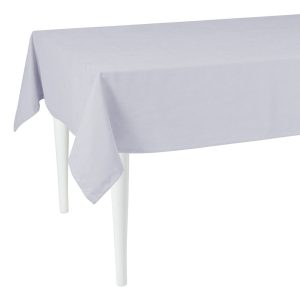 120" Merry Christmas Rectangle Tablecloth in  Grey