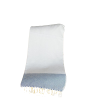 Blue and White Squares and Stripes Turkish Towel or Throw Blanket - Image 4