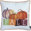 Set of Four 18" Orange Plaid and Pumpkin Throw Pillow Covers - Image 2