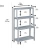 37" Bookcase with 4 Shelves in Espresso - Image 5