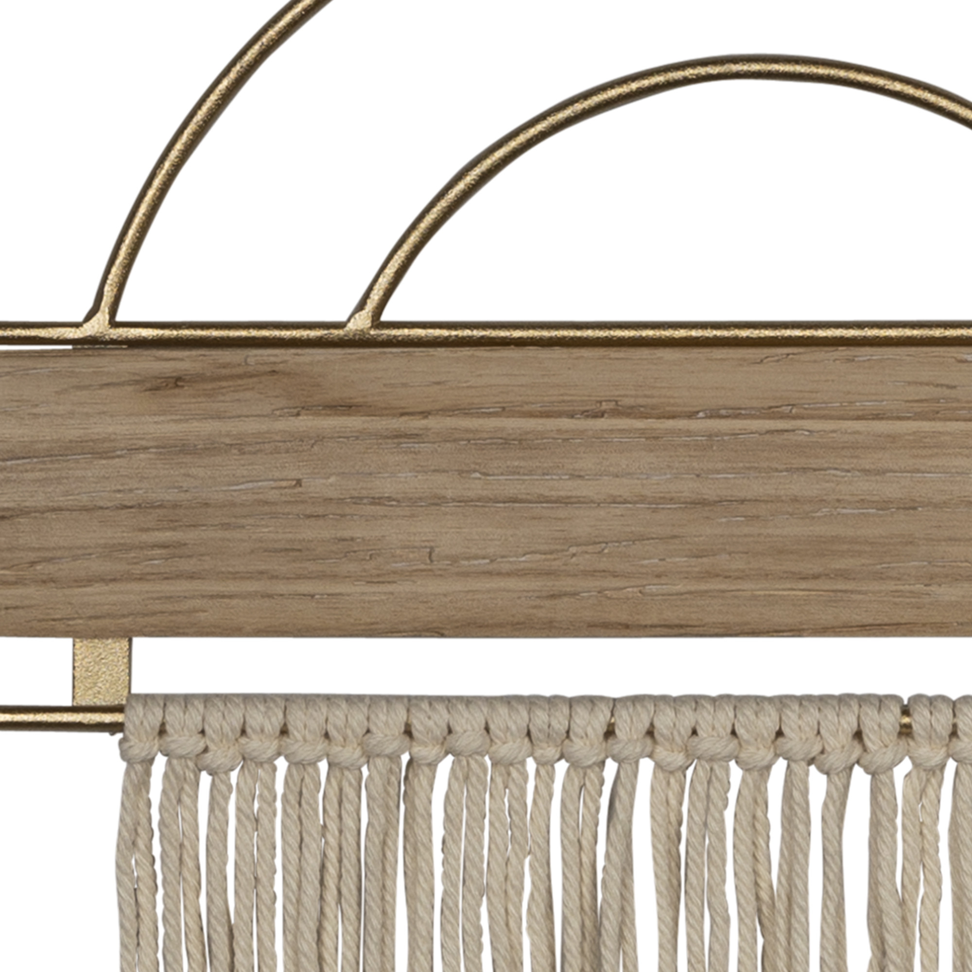 Triple Triangle Macrame Wall Decor - Image 2