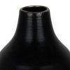 Dora Small Cement Gray and Black Dipped Vase - Image 2