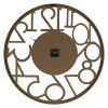 Hand Crafted Modern Natural Wood Wall Clock - Image 3