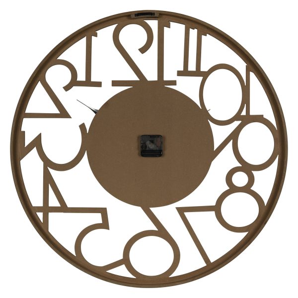 Hand Crafted Modern Natural Wood Wall Clock - Image 3