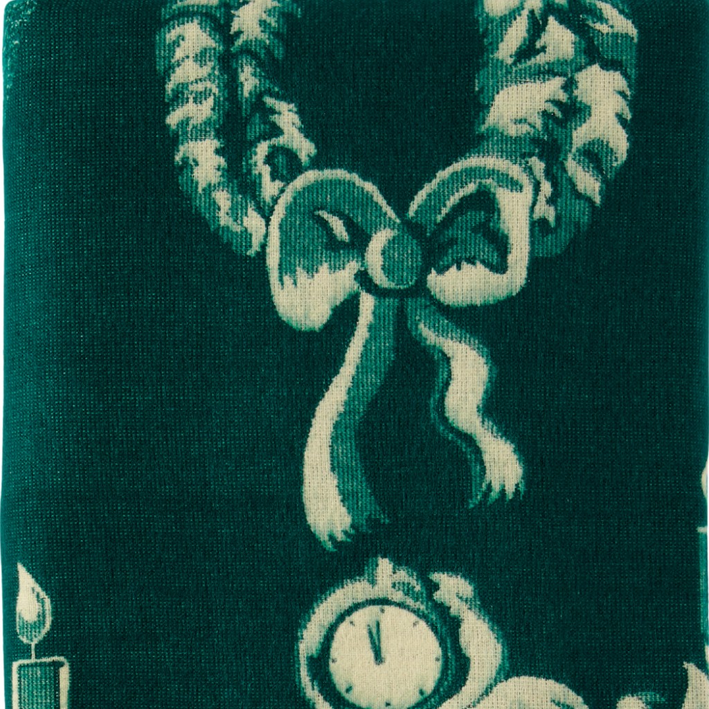 Ultra Soft Green Christmas Scene Handmade Throw Blanket - Image 5