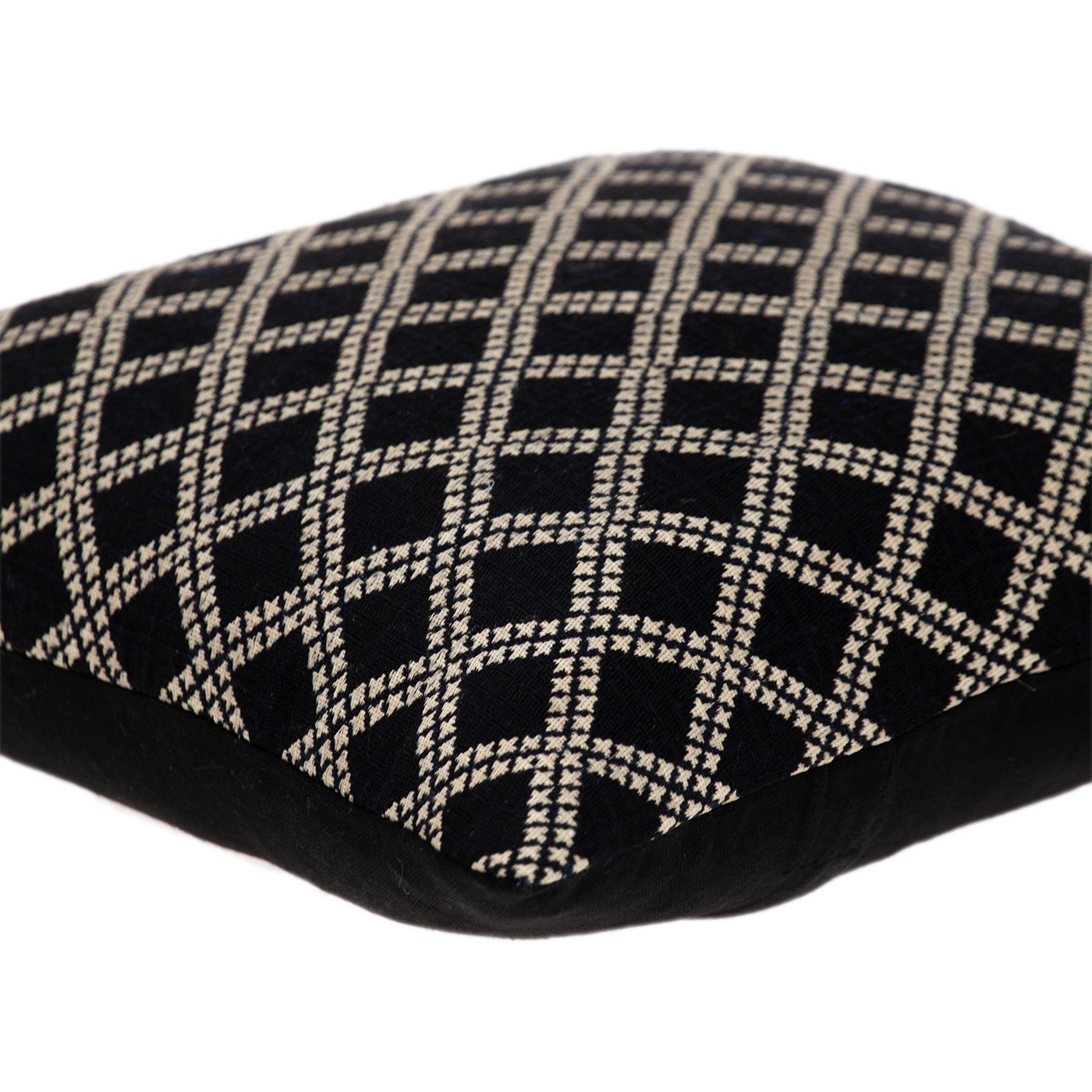 Charcoal Diamond Throw Pillow - Image 2