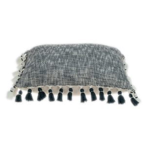 Rustic Bohemian Blue Throw Pillow