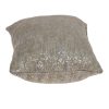 Inky Blue Velvet Lumbar Throw Pillow