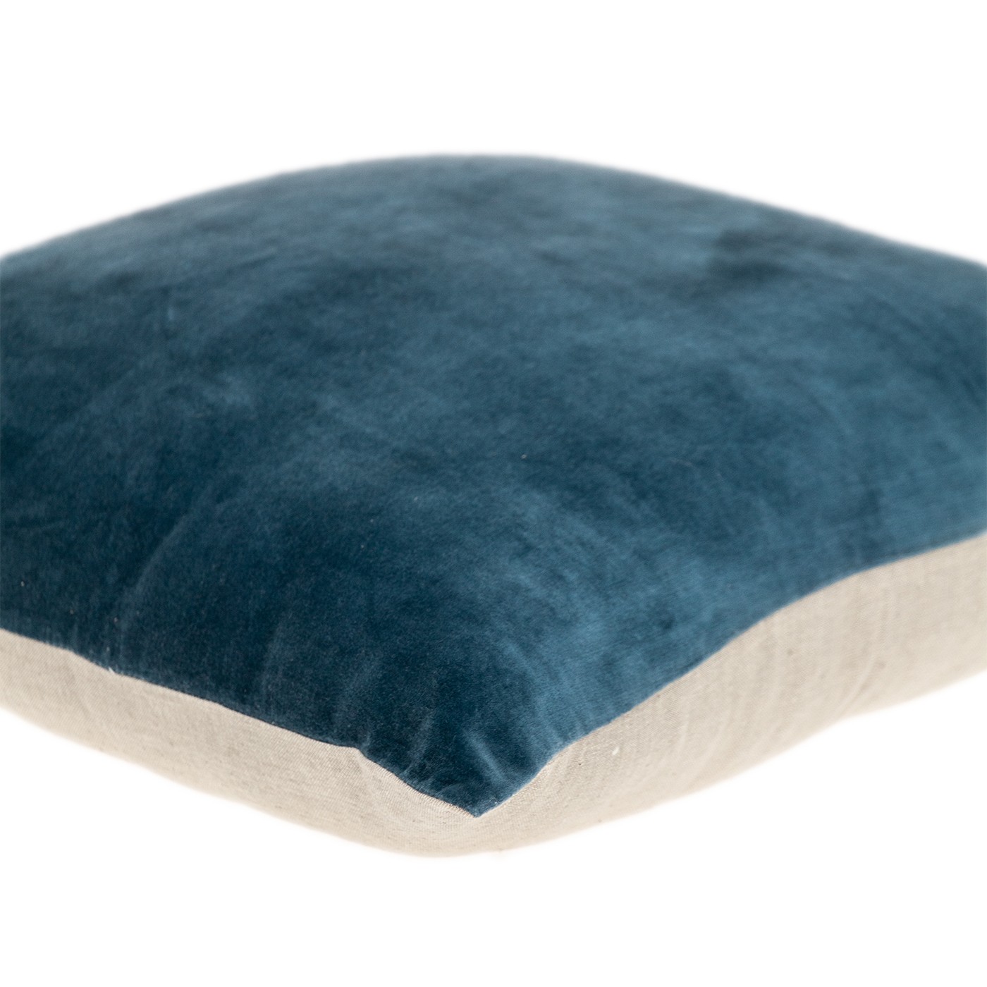 Aqua Teal Two Tone Throw Pillow - Image 2