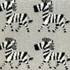 Grey Lots of Zebras Woven Knitted Baby Blanket - Image 5
