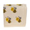 Ivory Honeybee Knitted Baby Blanket - Image 3