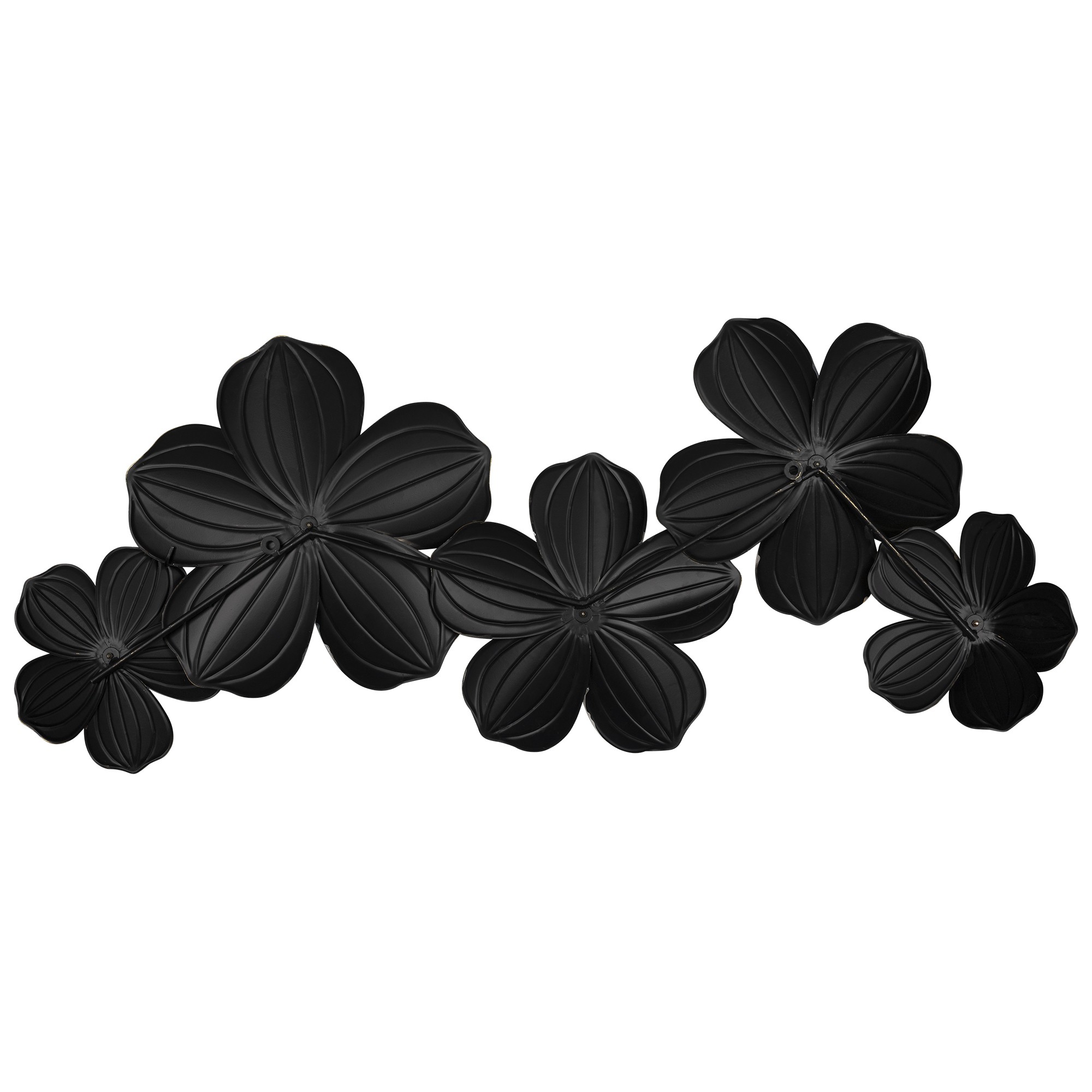 Pastel and Gold Floral Metal Wall Decor - Image 4