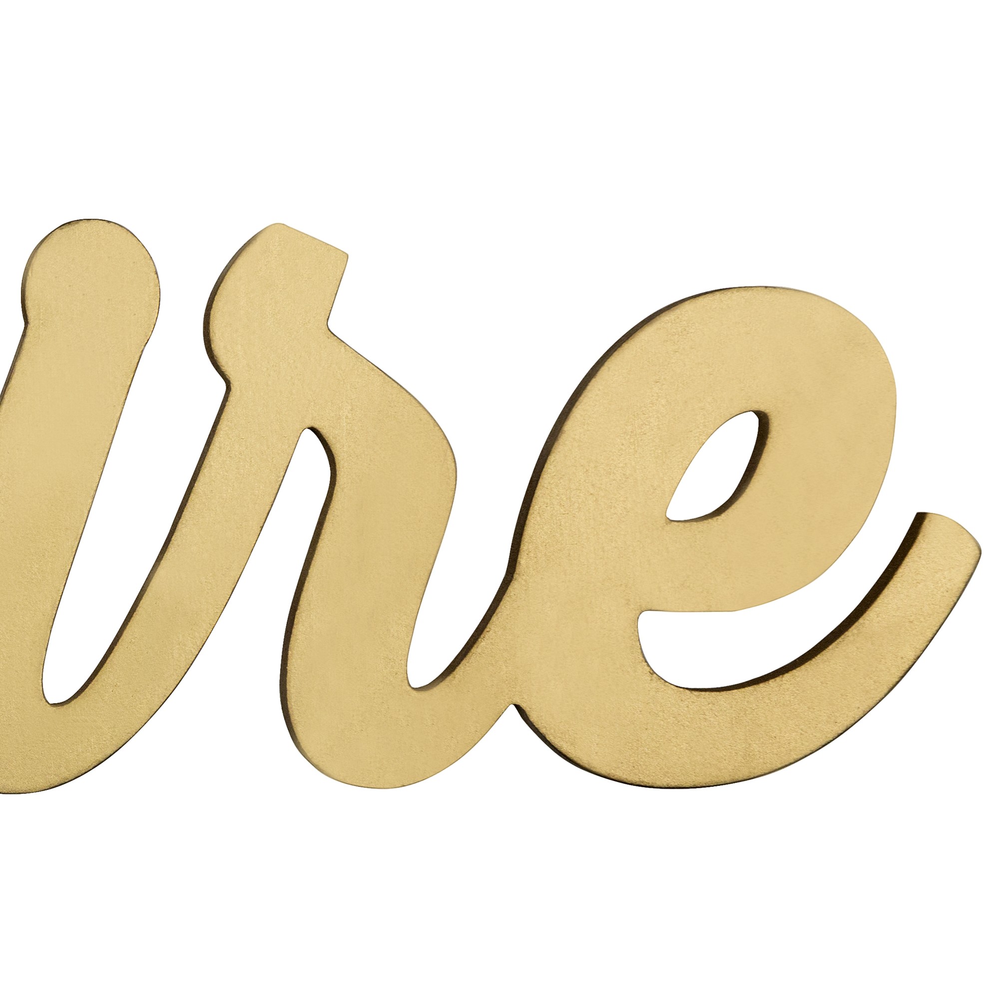 Glossy Golden Inspire Wall Art - Image 2