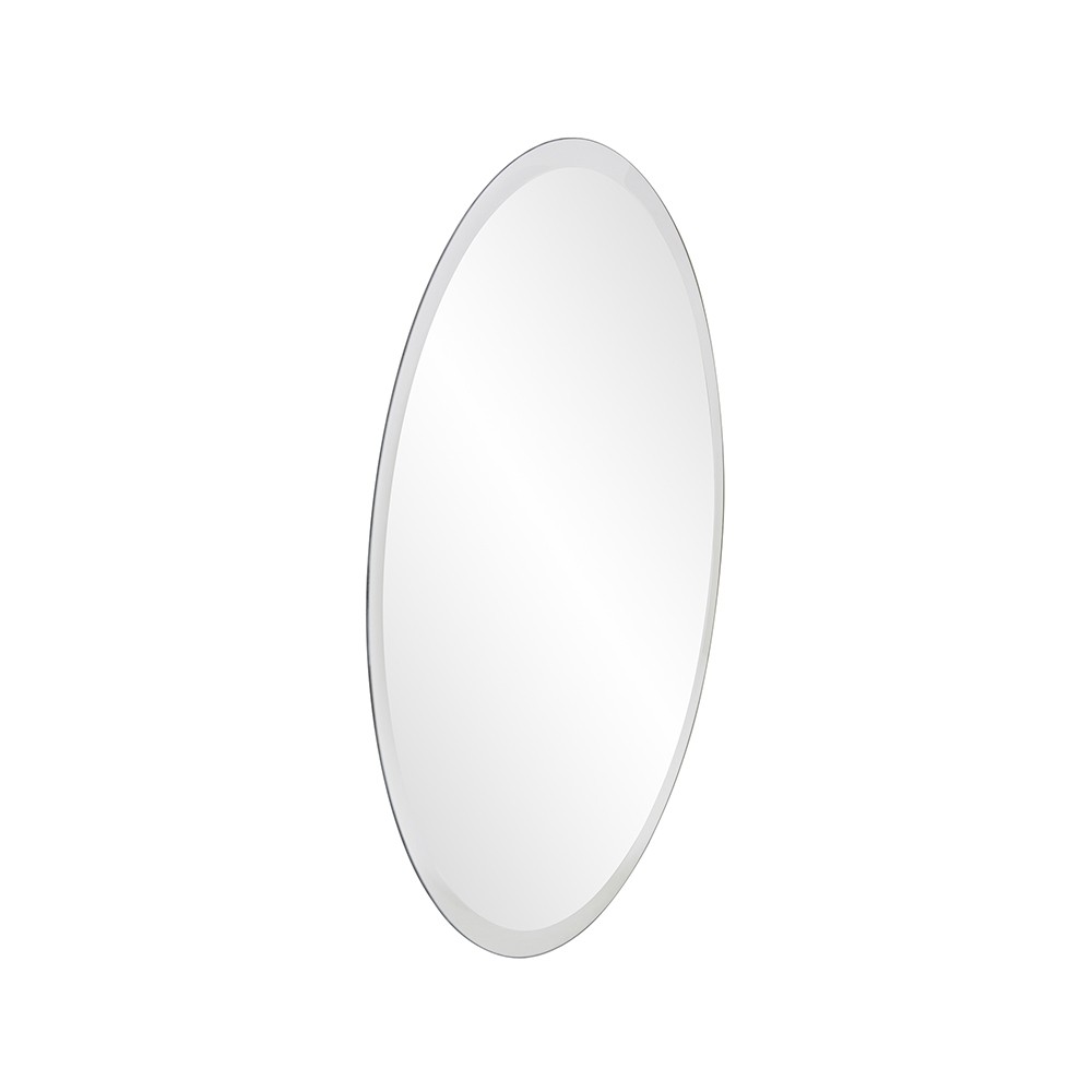12" x 12" Minimalist Round Mirror with Beveled Edge - Image 3