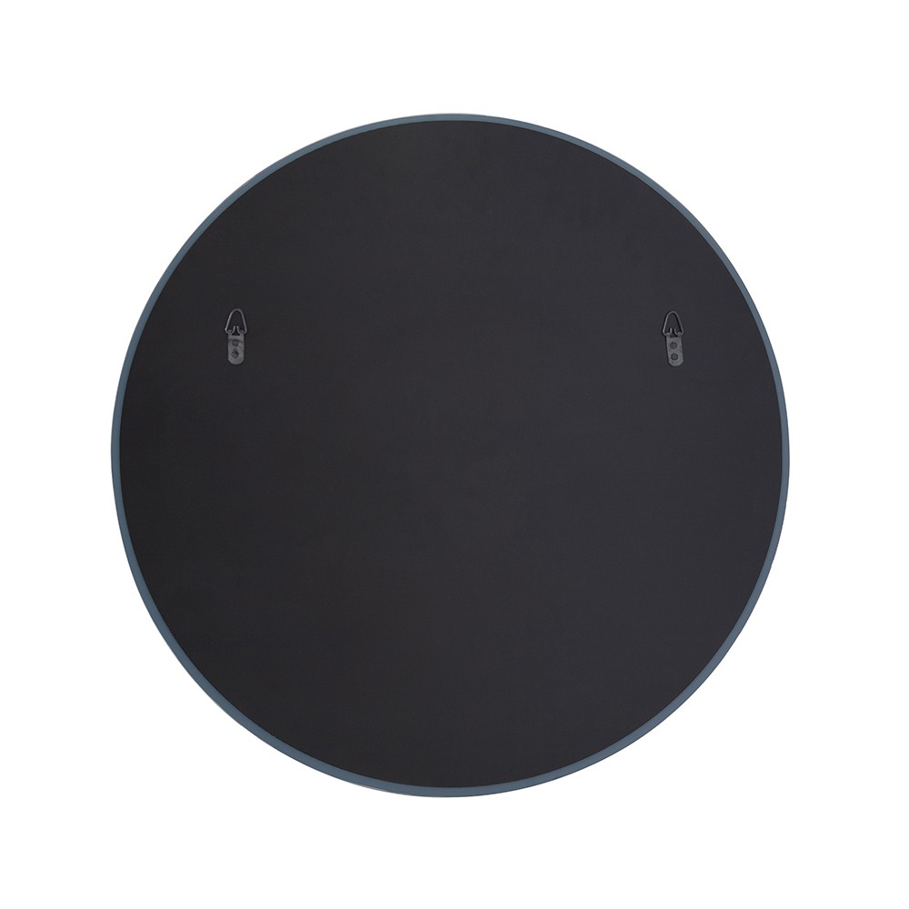12" x 12" Minimalist Round Mirror with Beveled Edge - Image 4